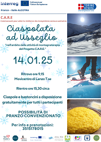 Locandina Ciaspolata Usseglio