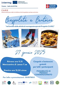 Locandina Ciaspolata Cantoira