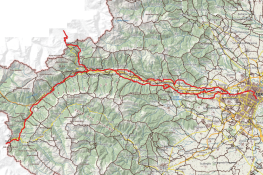 Inquadramento topografico della Via Francigena Val Susa