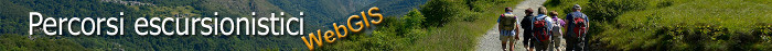 WebGIS percorsi escursionistici