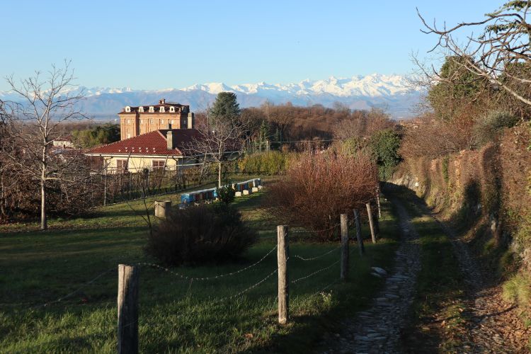 Il paesaggio nei dintorni di Agliè