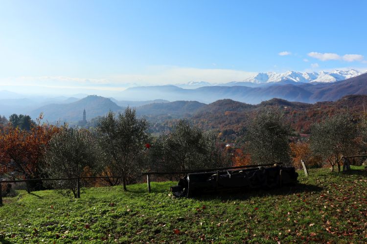 Vista panoramica sul territorio dei 5 laghi dei Ivrea