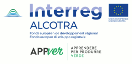 Logo Interreg ALCOTRA A.P.P. VER. - Apprendere per Produrre Verde