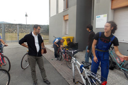 Momento di ciclofficina presso l'ARPA Piemonte - foto 3
