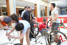 Momento di ciclofficina presso l'Santander Consumer Bank - foto 13