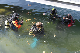 Ricognizione subacquea nel Lago Grande