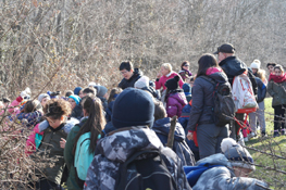 I ragazzi delle scuole primarie e secondarie del territorio