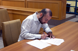 La firma del Contratto da parte della Città di Avigliana