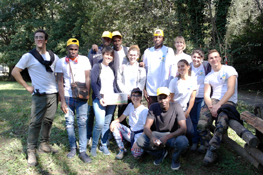 Foto di gruppo dei volontari VisPO