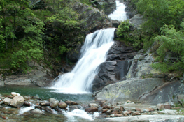 Le cascate del Torrente Chiusella a Fondo