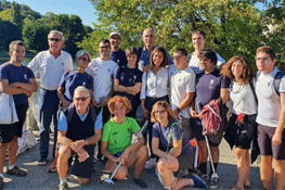 Foto di gruppo finale dei volontari