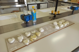Il sapone prodotto in laboratorio dagli studenti