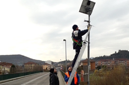 Operazioni di smontaggio della stazione di Avigliana