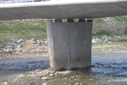 Asta idrometrica sul Torrente Sangone - ponte S.P. 143