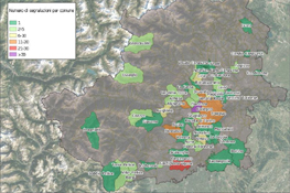 Localizzazione delle segnalazioni per il catalogo CIRCA pervenute al 1 dicembre 2022