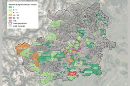 Localizzazione delle segnalazioni per il catalogo CIRCA pervenute al 20 maggio 2025