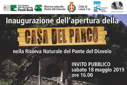 Inaugurazione della Casa del Parco