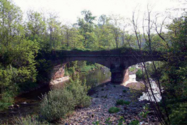 Il ponte sul torrente Casternone