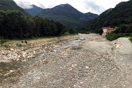Il fiume Tanaro a Garessio