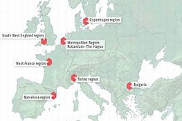 Rete delle 7 amministrazioni coinvolte nel progetto 