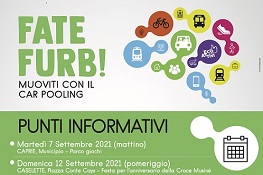 Locandina punti informativi car pooling