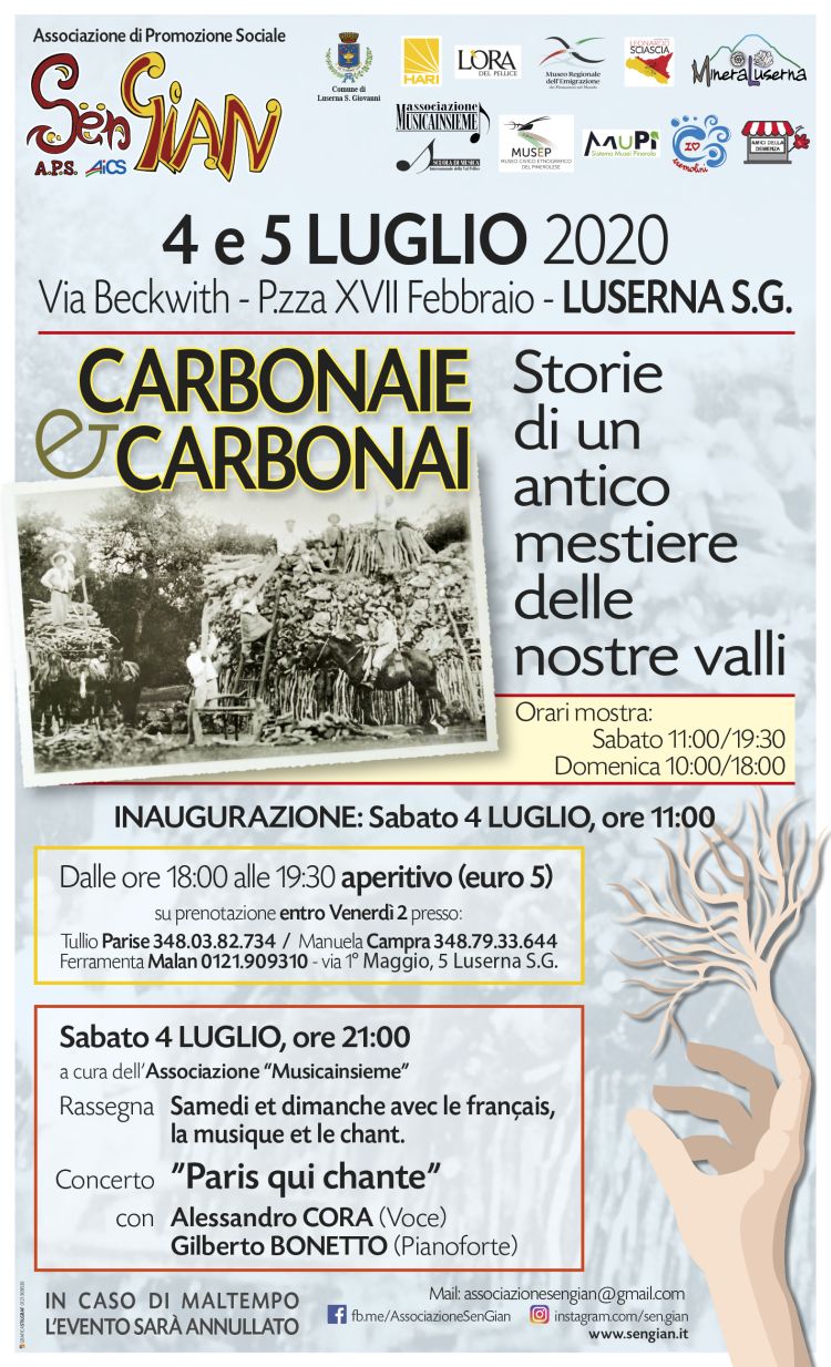 locandina mostra Carbonai Luserna 1