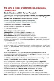 Programma convegno