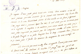 Lettera di Alphonse de Lamartine
