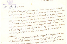 Lettera di Alphonse de Lamartine