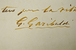 Firma di Garibaldi