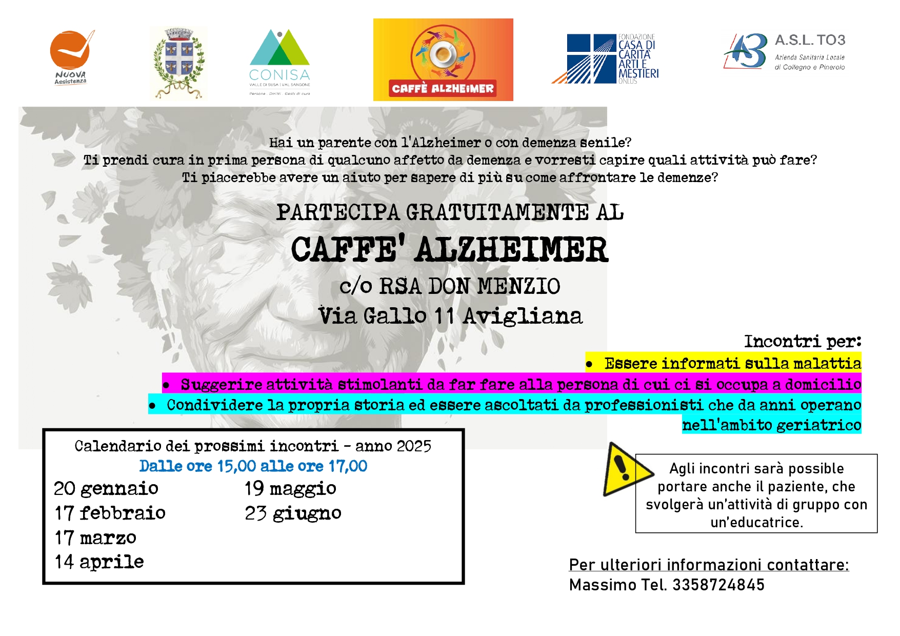 Incontri caffè alzheimer avigliana
