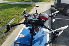 I droni utilizzati dalla Protezione Civile della Città metropolitana