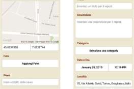 App segnalazioni: per inviare segnalazioni di criticità dal cellulare