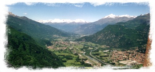 Immagine di copertina della studio: veduta di infilata della Valle di Susa