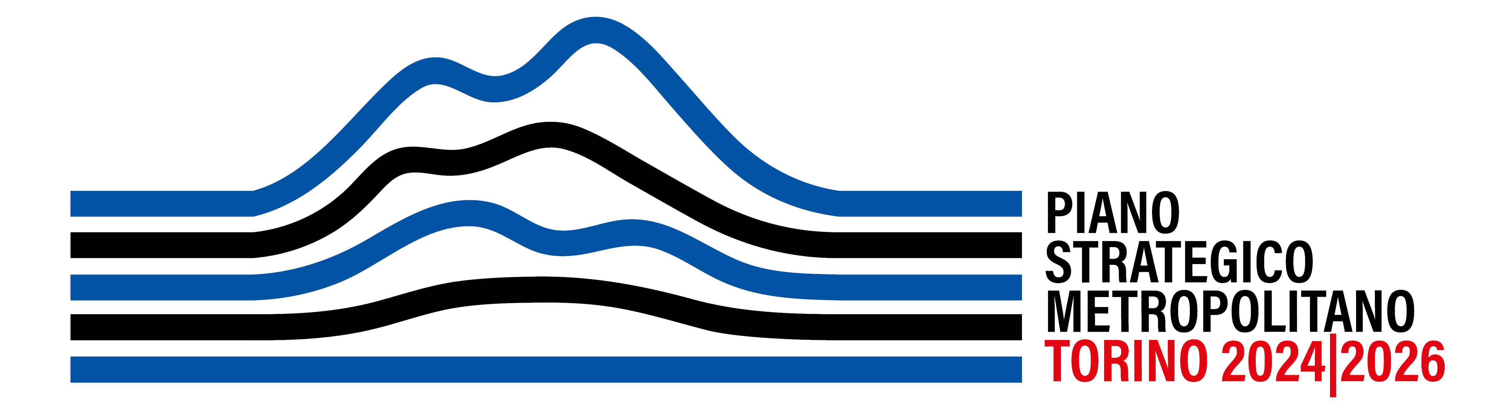 Logo Piano Strategico Metropolitano 2024-2026