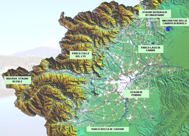 immagine con la localizzazione cartografica degli eventi