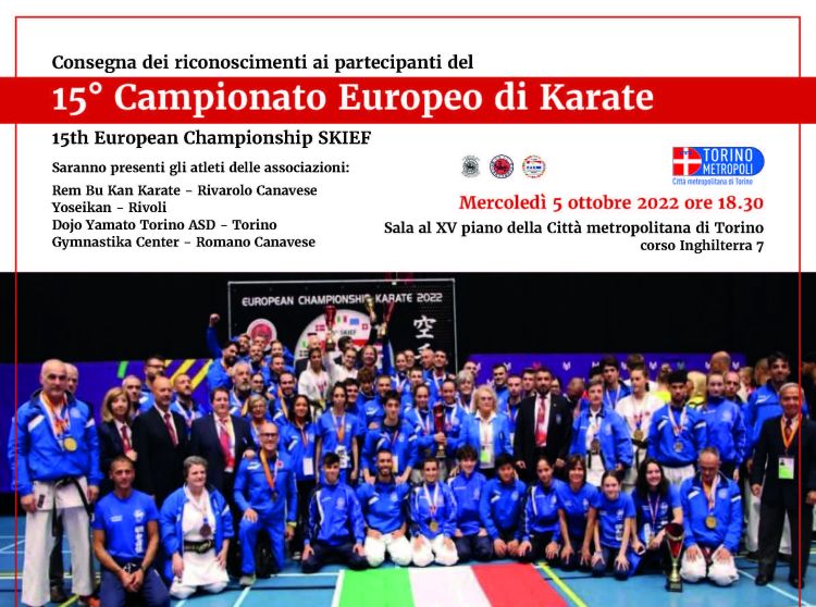 INVITO CONSEGNA PERGAMENE KARATE 05 10 2022