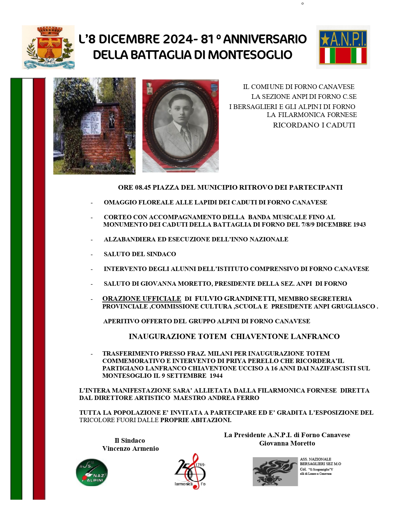 MANIFESTO 8 DICEMBRE