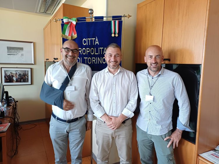 Sindaco Macello Scalerandi Vicesindaco metropolitano Suppo Vicesindaco Macello Avico 10 06 2025
