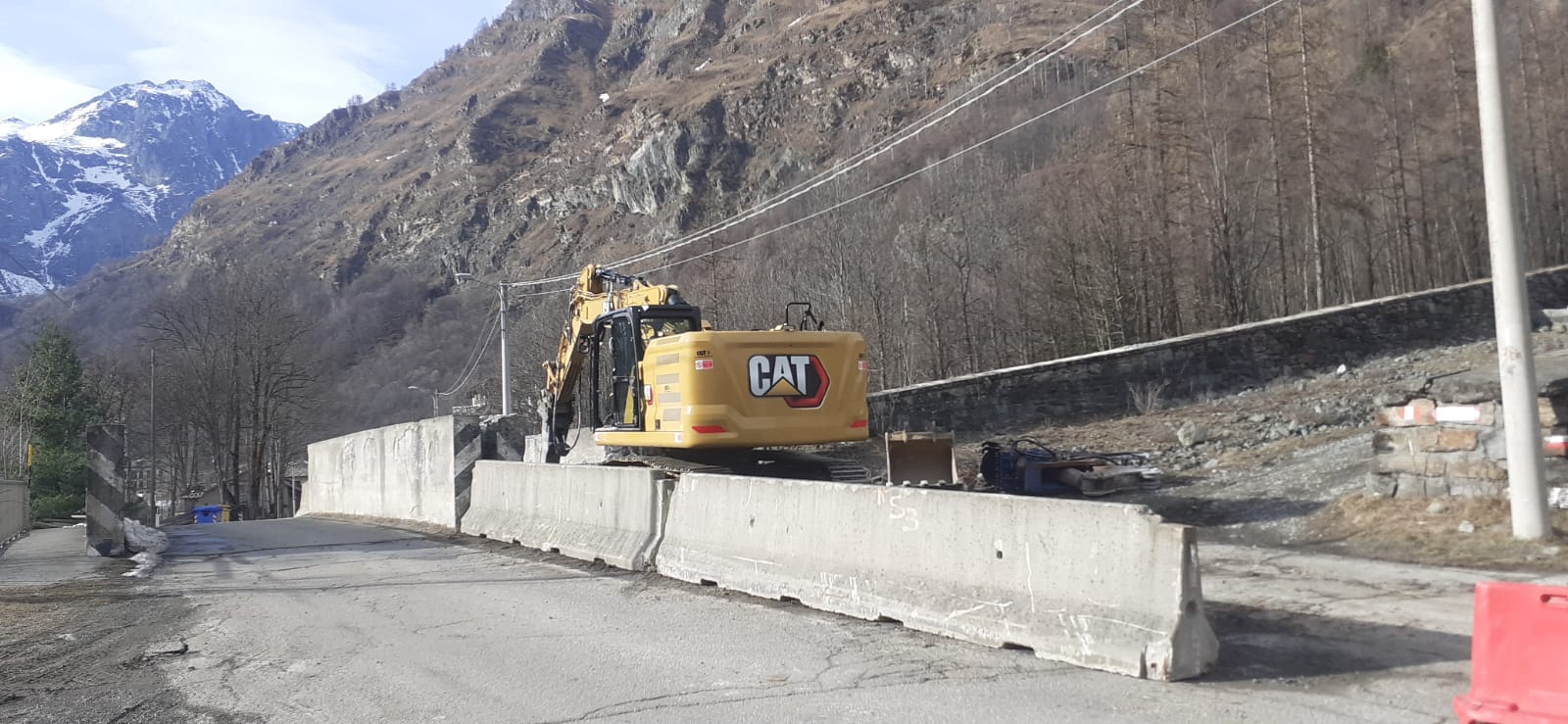 cantiere rifacimento ponte rio Venaus SP 32 Usseglio 1