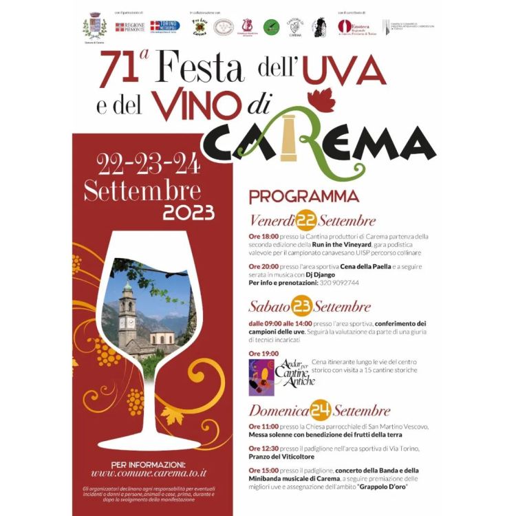depliant Festa uva e vino Carema 2023 1