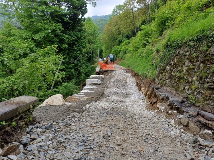 lavori su frana SP 168 Pramollo 04 2025 3