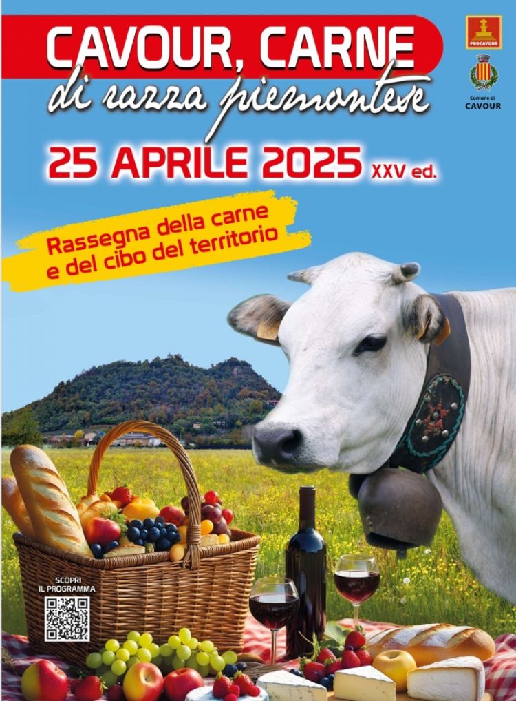 locandina Cavour carne di razza Piemontese 25 04 2025
