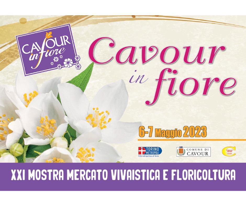 locandina Cavour in Fiore 2023