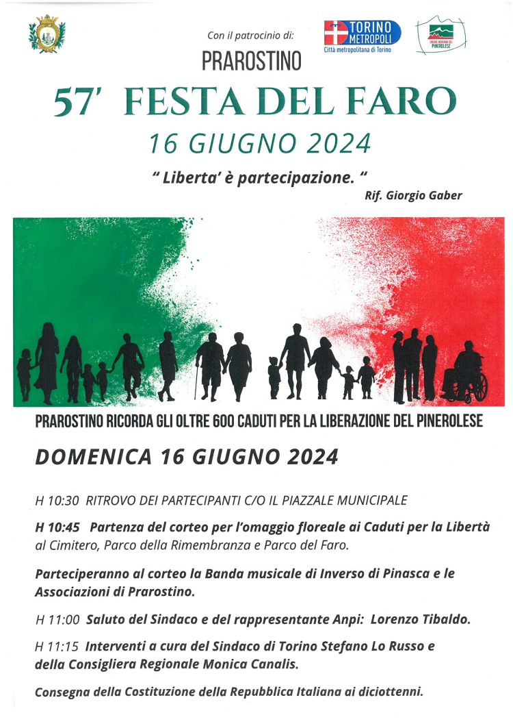 locandina Festa Faro Libertà Prarostino 2024 1