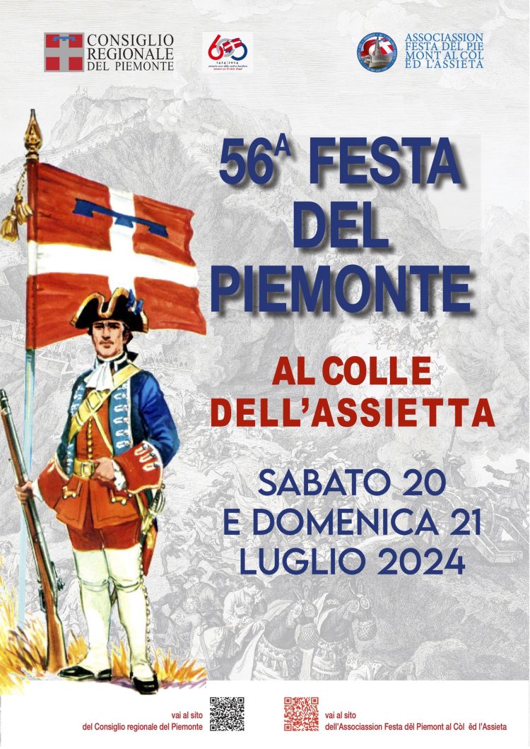 locandina Festa del Piemonte Colle Assietta 20-21 07 2024 italiano