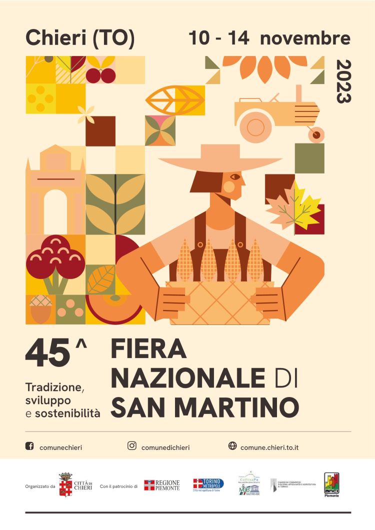 locandina Fiera San Martino Chieri 2023