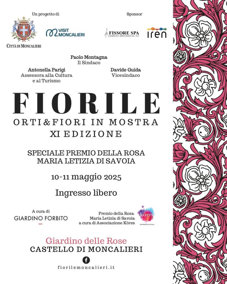 locandina Fiorile Moncalieri 10-11 05 2025