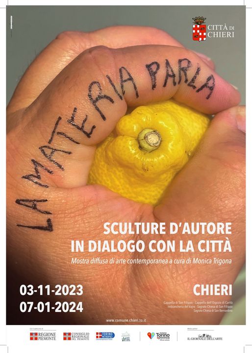 locandina La Materia Parla ridotta