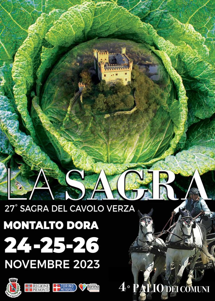 locandina Sagra Cavolo Verza Montalto Dora 2023